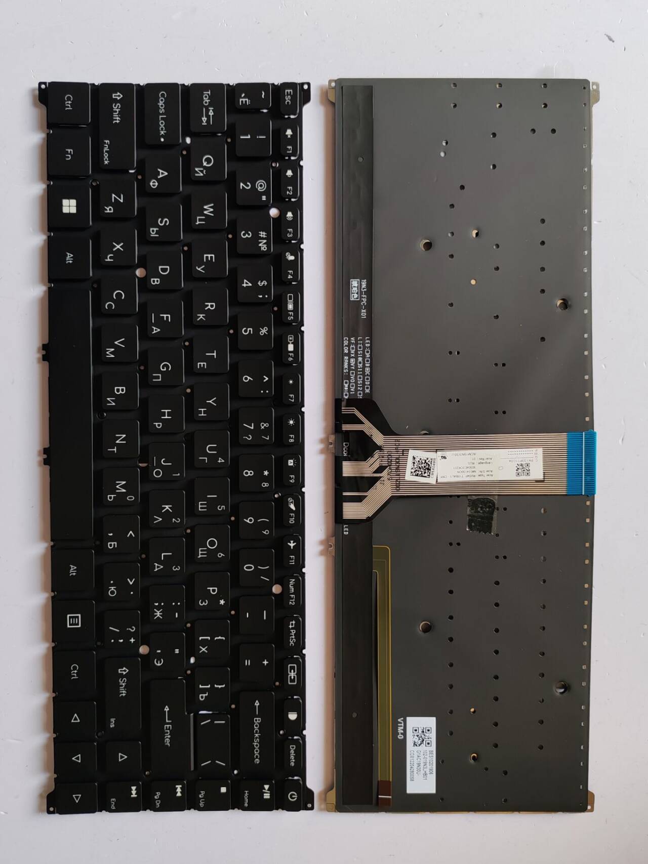 Picture of New Replacement Laptop Keyboard For ACER CC314/CC315/CC715/CN314/CN315/CN516-72 BLACK Backlit RU Layout